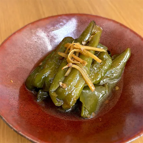 「高知県産ピーマン」を使ってみたSnapdishの料理・レシピ写真:高知県ピーマンの焼き浸し