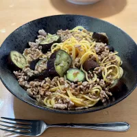 なすとひき肉のバター醤油パスタ| G0MAさん