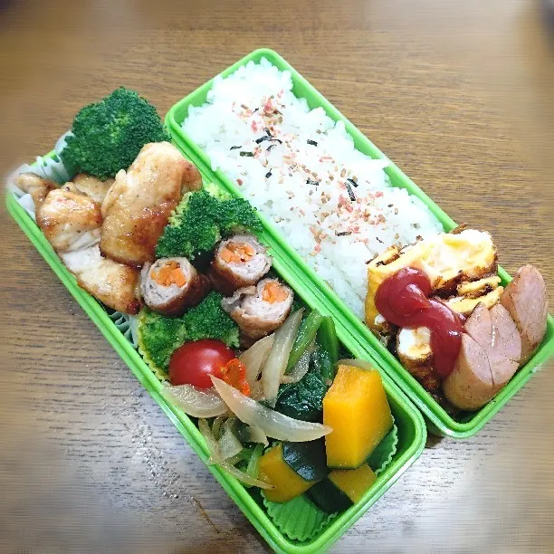 万能クッキングたれyummy ガーリック＆ペッパーで鶏むね肉のお弁当|Reikoさん