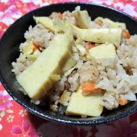 筍ご飯|みよぱさん