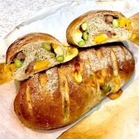 クワトロフロマージュの断面