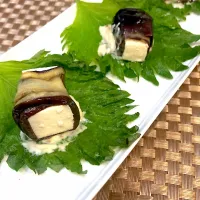 ナスの塩麹豆腐巻き|うーくーちゃんさん