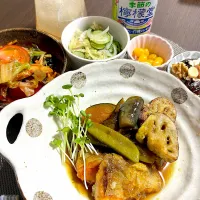 5/2晩酌：鮭と野菜の南蛮漬け|ななみんさん