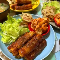 竹輪チーズの豚肉巻きうまだれ♬|panchiさん