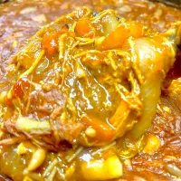イカ香る 野菜どっさり 鶏チャーシューカレー|ryoheyさん