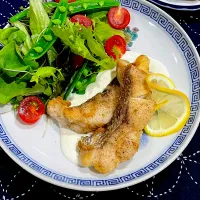 かおるさんの料理 真鯛のポワレ　瀬戸内レモンクリームソースで