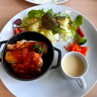 高知県立牧野植物園内「C.L.GARDEN」四万十鶏のオーブン焼きココットランチ| Hiro Yanさん