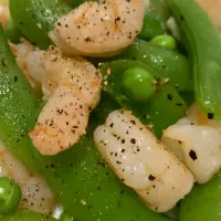 スナップインゲンと海老の炒め物|お家でbar!さん