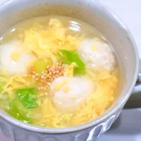 ねぎたま鶏団子のスープ|まゆさん