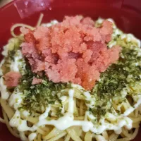 かねふく明太子使った明太子マヨパスタ♪|時雨さん