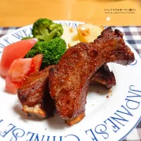 バックリブのオーブン焼き|ゆずぽんさん