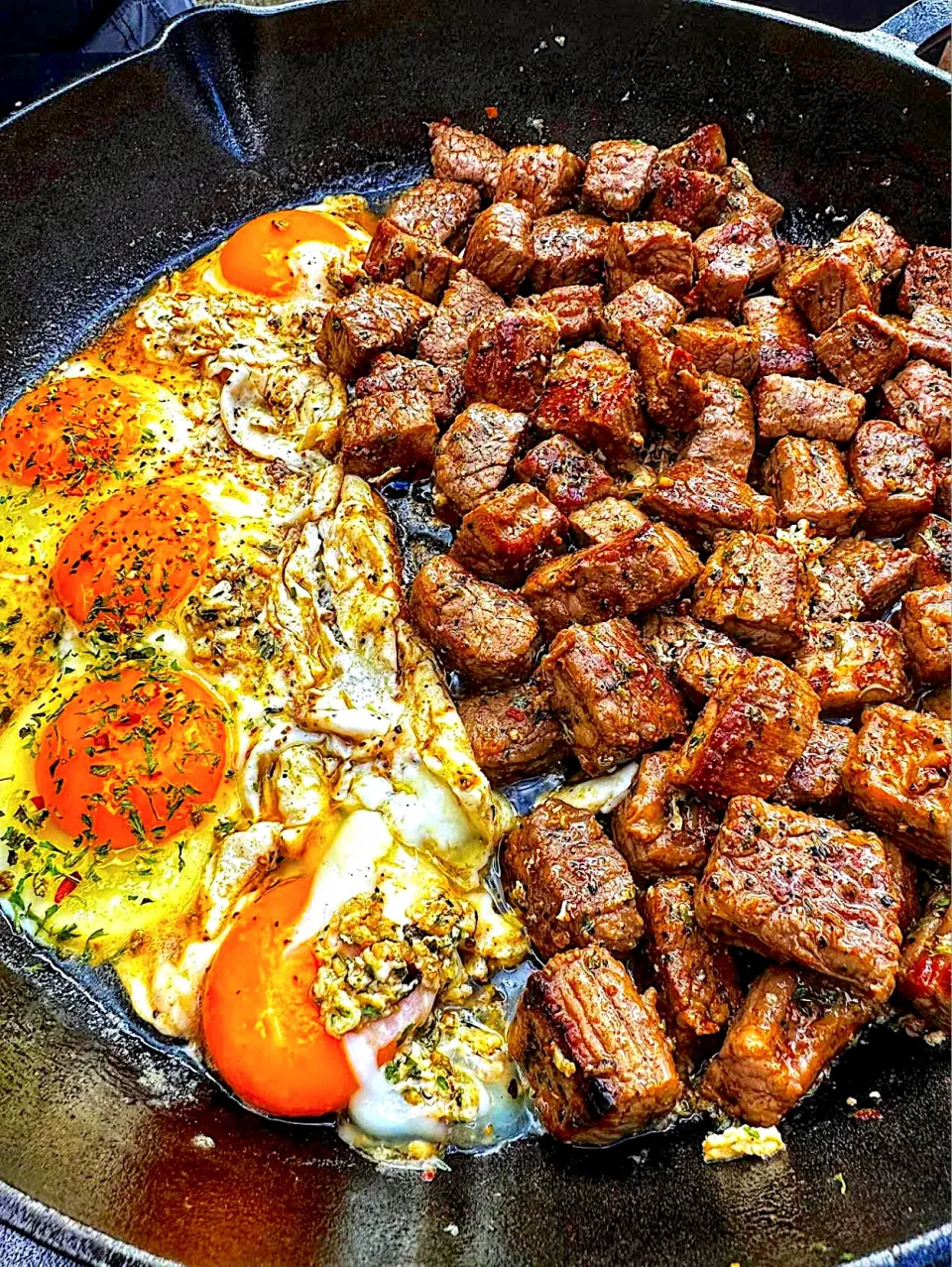 BentoFox's dish Classic steak and eggs|BentoFoxさん