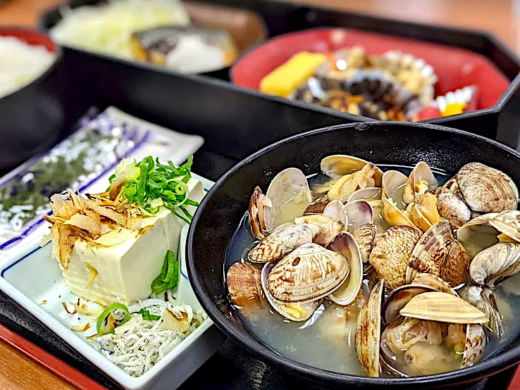 秘密のケンミンSHOWにも紹介されたR2号 超巨大ドライブイン みちしおの朝定食|🐈⸒⸒⸒⸒つるのダンス🐈🐾さん