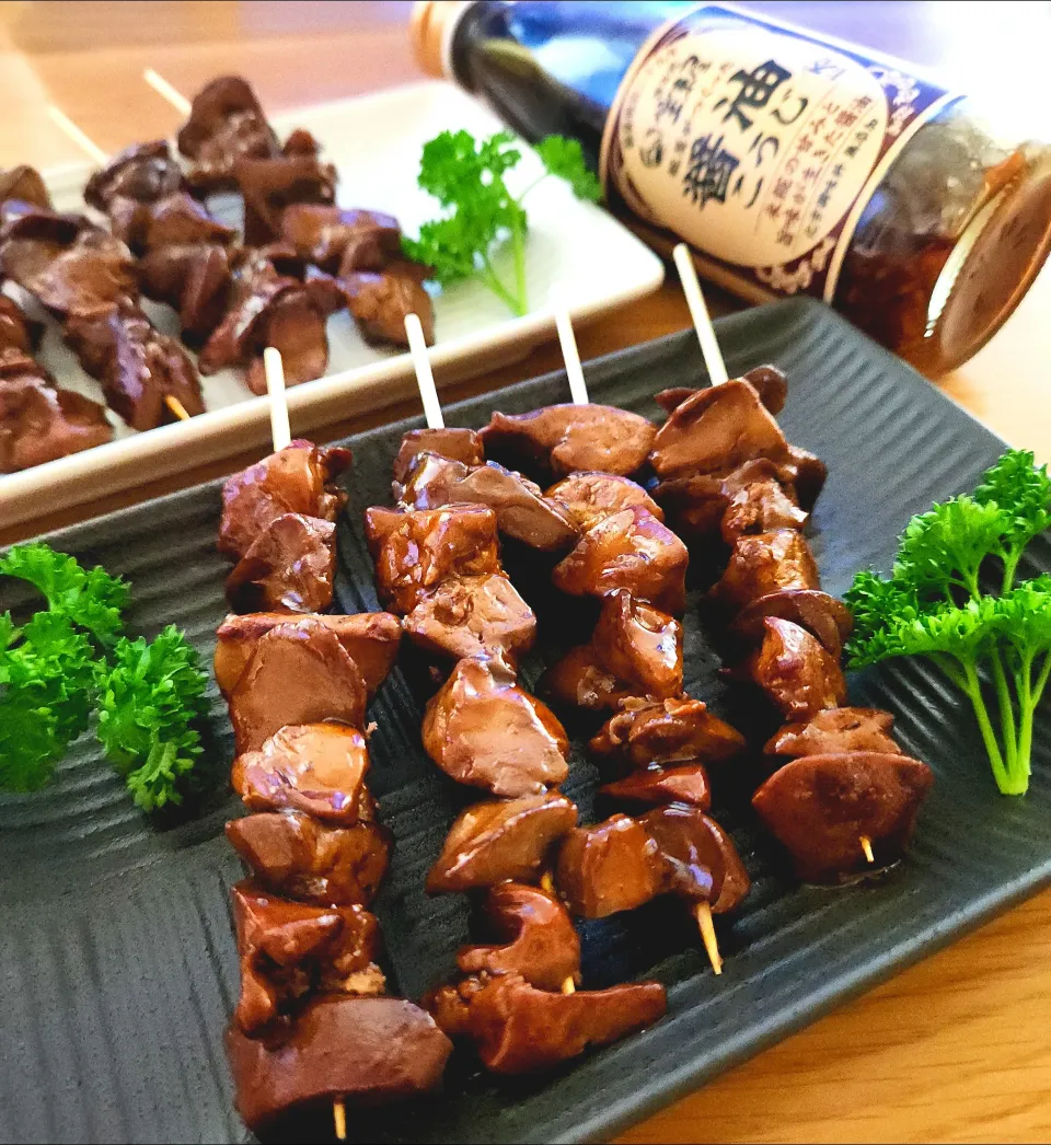 醤油こうじでレバーの焼き鳥|ナオミさん