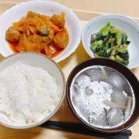 昨日の晩ご飯|まめさん