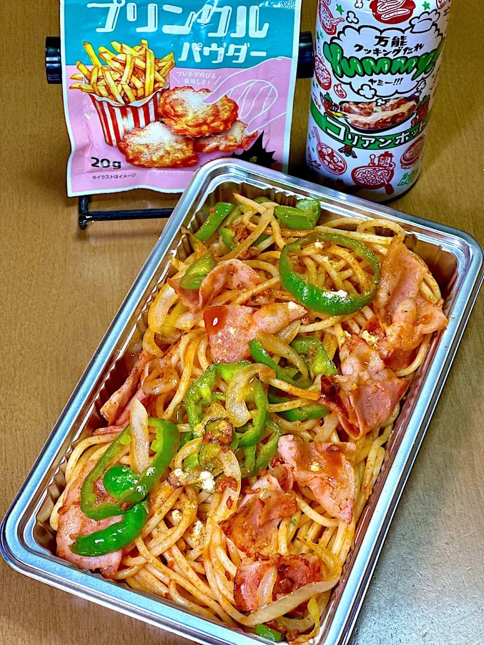 もしテキ屋さんが健康志向で「減塩」を意識してお祭りでナポリタンを提供したら|ichiさん
