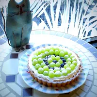 マスカット＆ブルーベリータルト|さちえさん