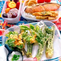 2025/05/03 山菜天ぷら弁当|Blueberry🫐さん