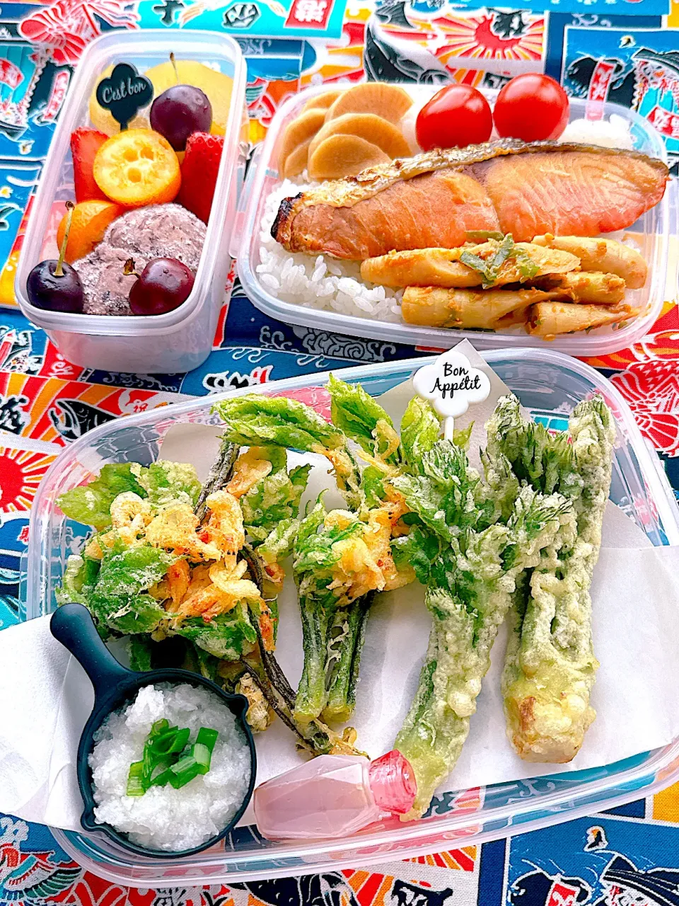 2025/05/03 山菜天ぷら弁当|Blueberry🫐さん