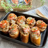 牛丼トマチーズトースト|ゆーこどんさん