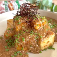 カリカリ厚揚げのyummy!そぼろ餡掛け|みずほさん