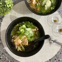豚肉のおろしねぎ塩ラーメン🍜