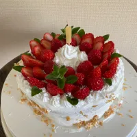 孫娘ちゃんの誕生日🐣ケーキ|さちえさん