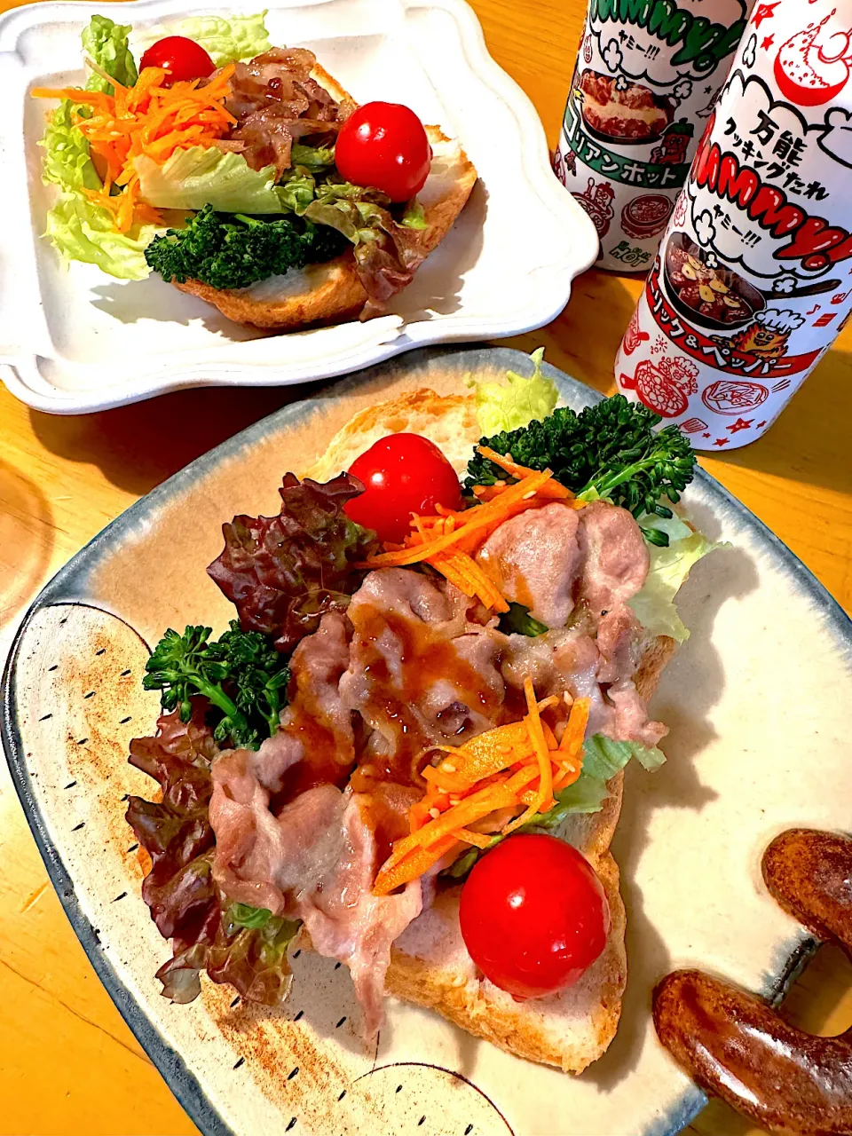 yummy！で✨わんぱくオープンサンド|さらっと🍀さん