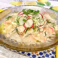 真鯛のカルパッチョ|楓さん