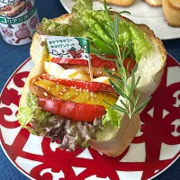 オープンサンド𓂃✿*:･ﾟYummy!コリアンホット