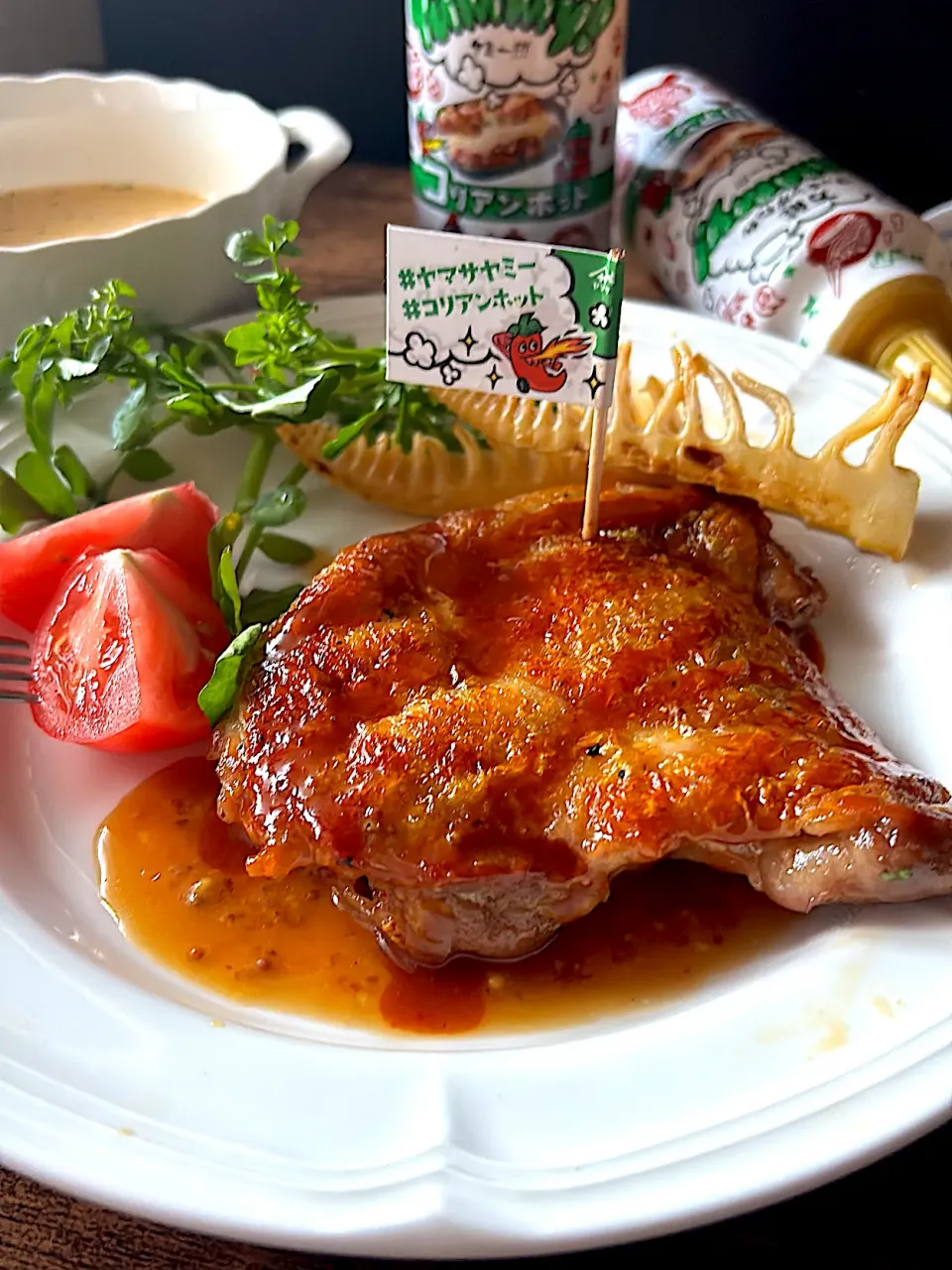 yummyなコリアンハニーマスタードチキン🍗|とんちんさん