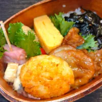 生姜焼き弁当| ぱいなっぷるさん