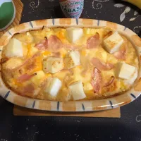 Yummy!万能クッキングたれ・コリアンホットを使ったオートミール餅グラタン♫|enarinさん