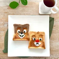 チップ&デールトースト| ちえさん