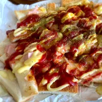 パンの耳ピザ🍕|さくらさん