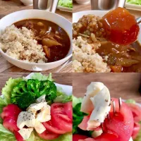 「2年ぶりに⁇玄米を炊く！」
玄米にすると カレーは 飲物じゃ なくなるね(^^) 玄米カレーで晩ごはん💦|ばくあんしゃさん