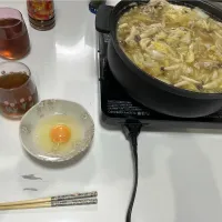 アルモンデ晩御飯☆すき煮。〆にうどん入れて。| Saharaさん
