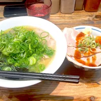 池袋　むかん　牡蠣塩らーめん　肉丼|べねねまるさん