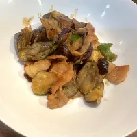 豚バラ肉と茄子の味噌炒め| いちくんさん