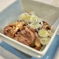 鶏ハツ炊いたやつ|ぎんさん