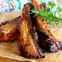 yummy!コリアンホットで"辛味噌風スペアリブ"|みずほさん