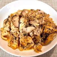 蒸し鶏もも肉|shibazakiさん