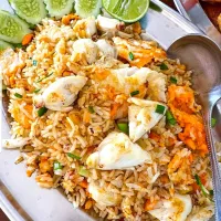 Crab Fried Rice aka Khao Pad Puu (ข้าวผัดปู) 🍚🦀🤤|An'leeさん