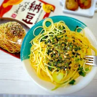 納豆パスタ