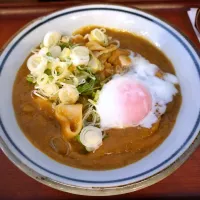 いつものカレーきしめんネギだく温玉のせ|Ikue Sawadaさん