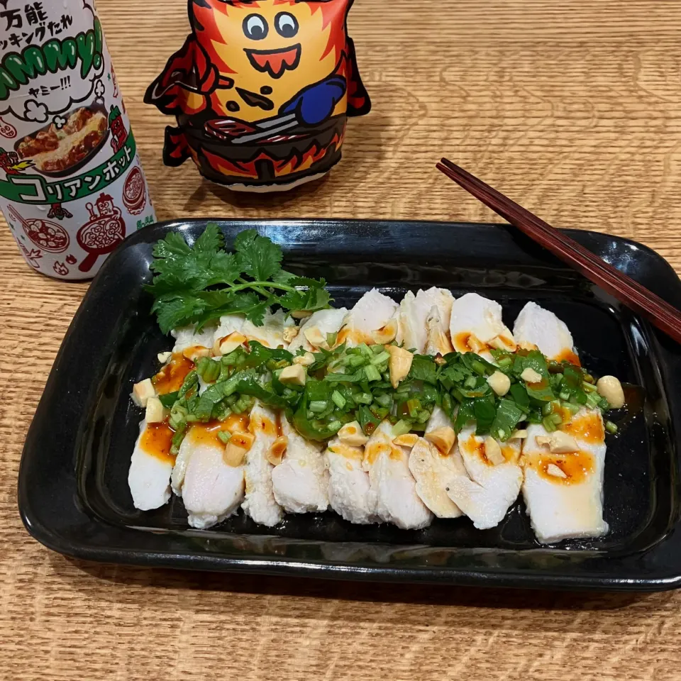 【ヤマサ醤油さま】Yummy!コリアンホットでよだれ鶏|mi＊oriさん