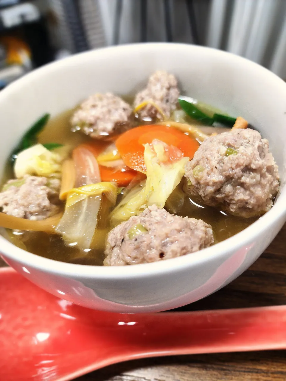 自家製肉団子のあっさりスープ、|Tokukoさん