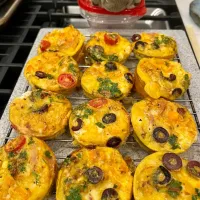 2024/5/4  マフィン型で、地中海風卵焼き　Mediterranean Breakfast Egg Muffins