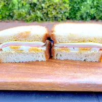 おっさん飯　サンド|ひげおやじさん