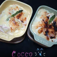 新じゃがいもとベーコンのグラタン✨|cocco+さん